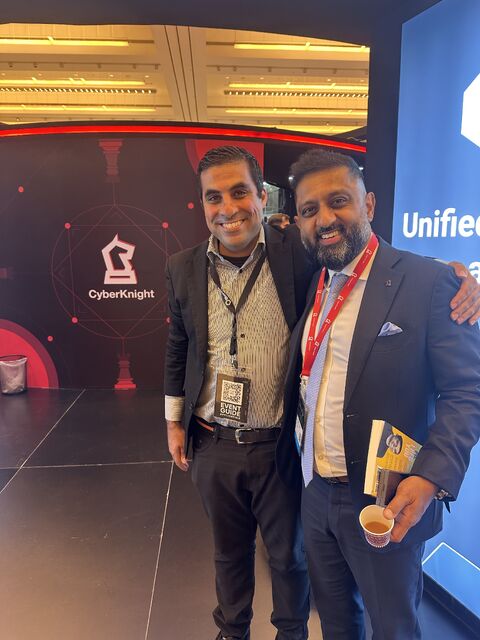Robbie Abed at a CyberKnight event