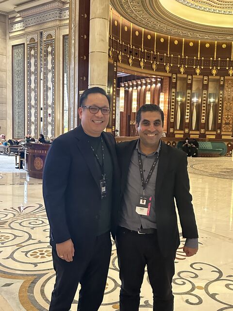 Robbie Abed at a leadership event