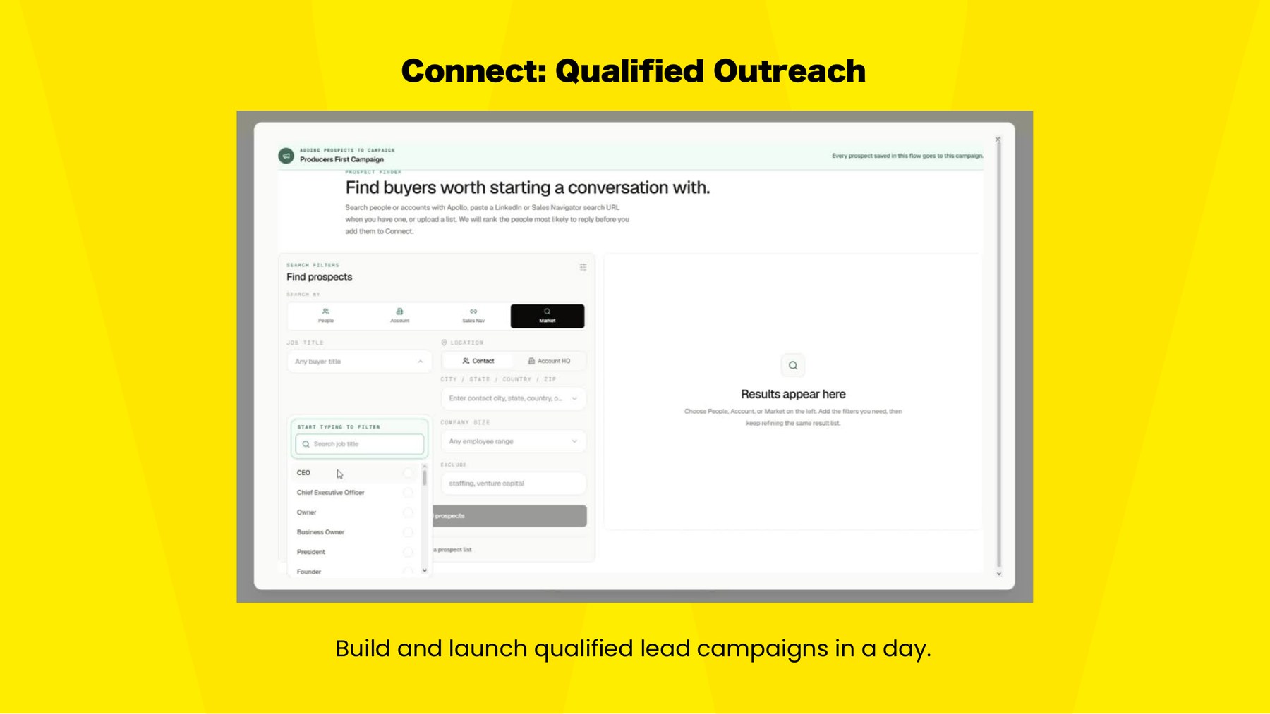 Relationship-based seller connection workflow